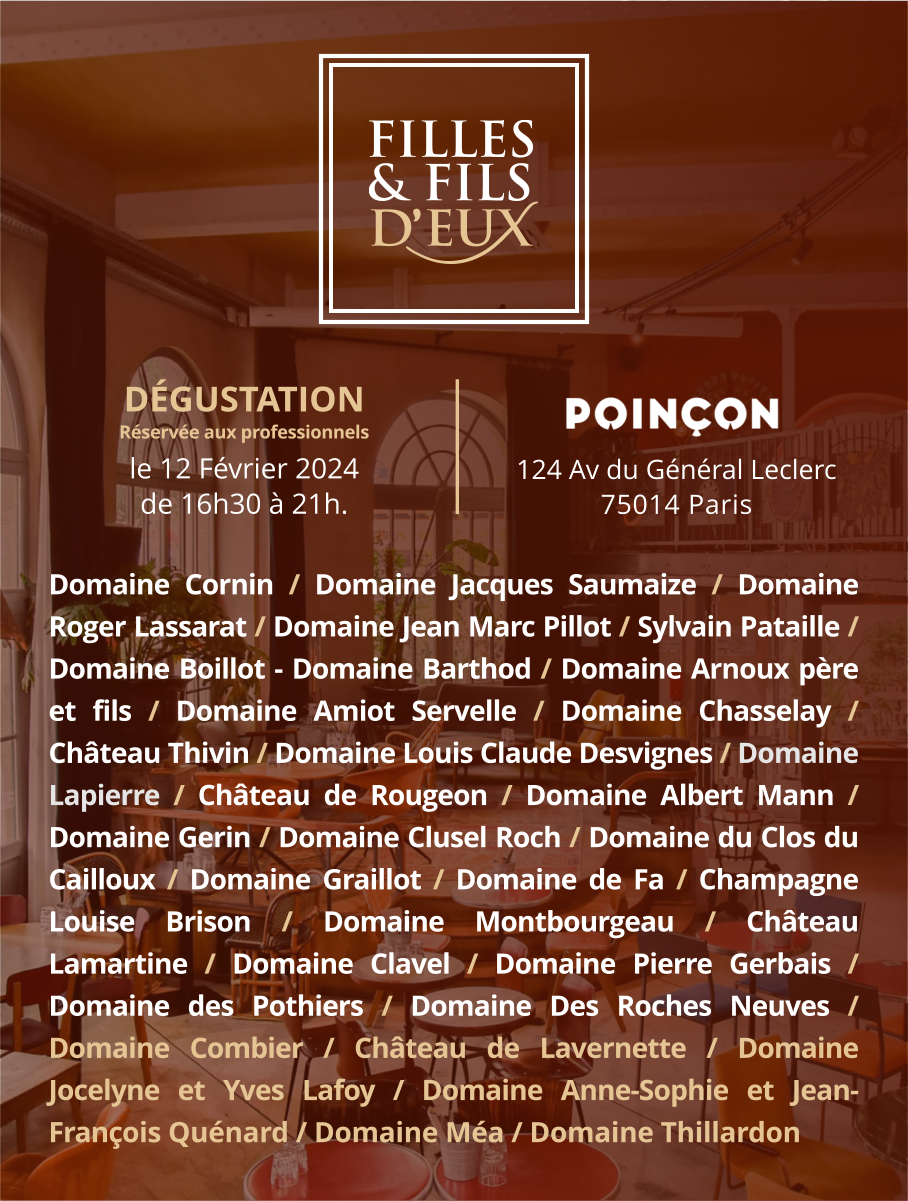 Dégustation OFF Filles & Fils d'Eux Wine Paris 2024